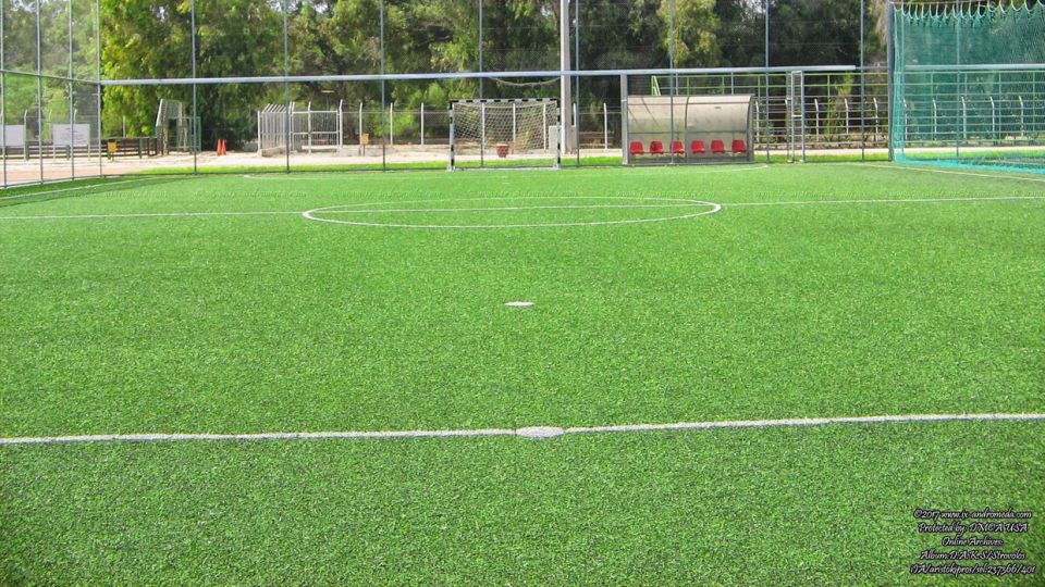 Ένα από τα γήπεδα Futsal του αθλητικού κέντρου