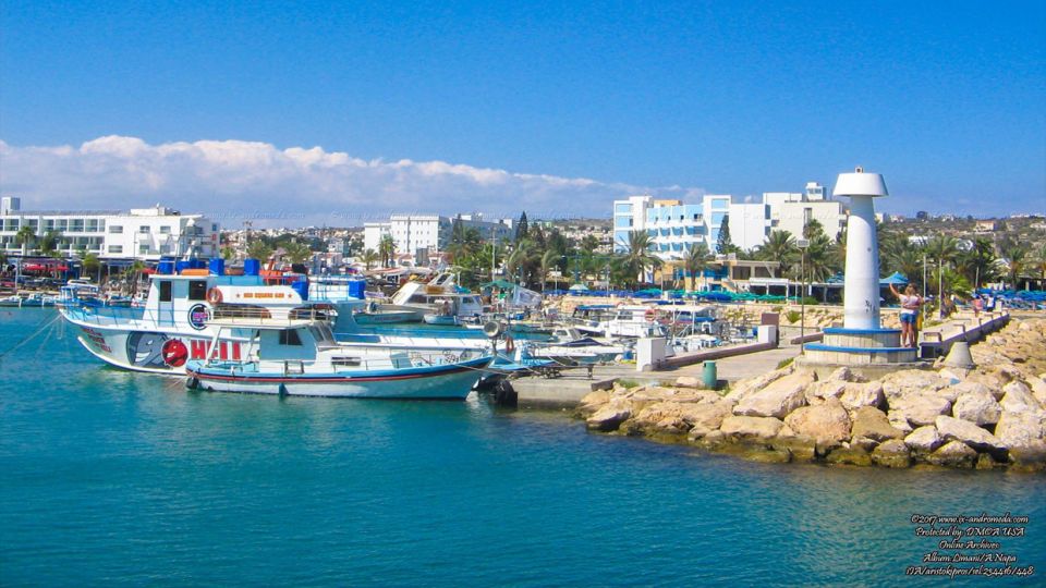 The Agia Napa fishing harbor