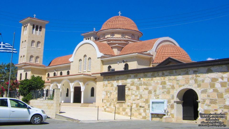 The grand Church dedicated to Agios Rafael and Agia Marina in Xylotymbou