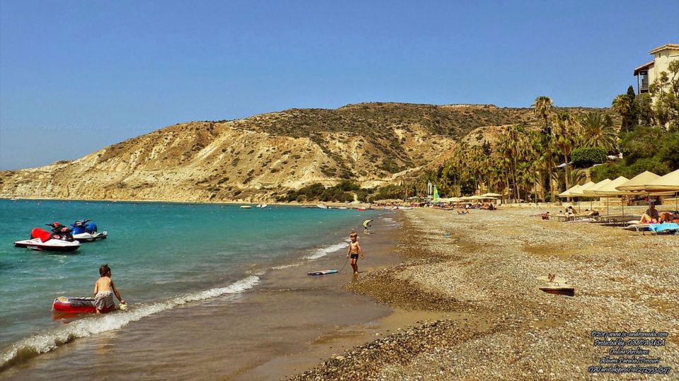 The Beach of Pissouri is a holder of the blue flag
