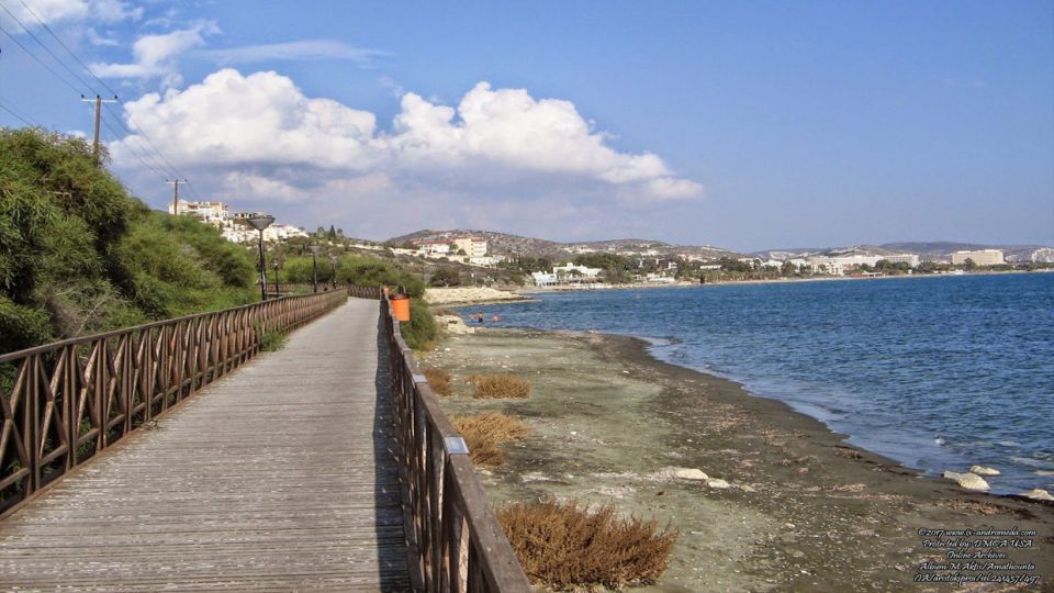 “Monopati tis Aktis” (The coastline’s pathway) at ancient Amathus’ beach