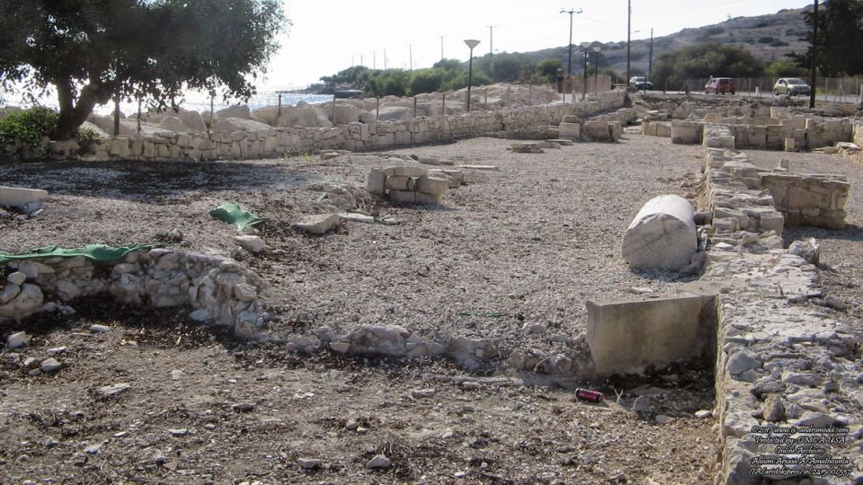 An archaeological site in Amathounta