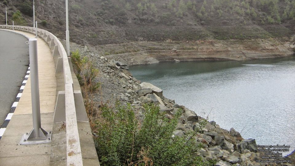 Thw water dam at Lefkara