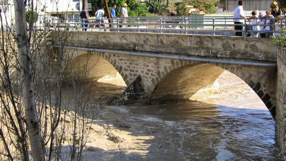 Kseropotamos (dried up river) in the area of Alaminos