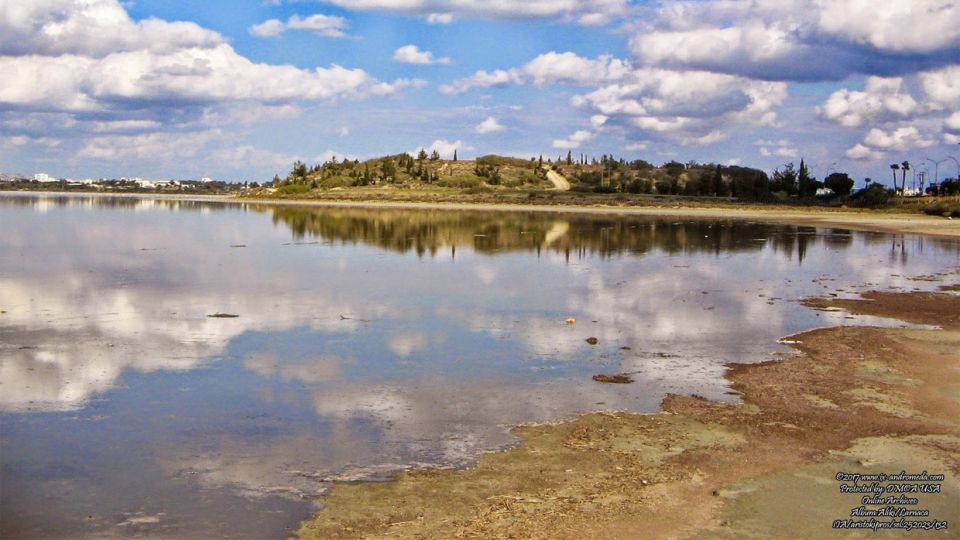 The beautiful (Aliki) Salt Lake in Larnaca