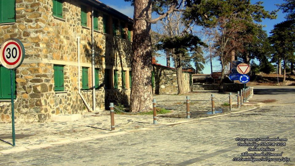 The square at Troodos mountain