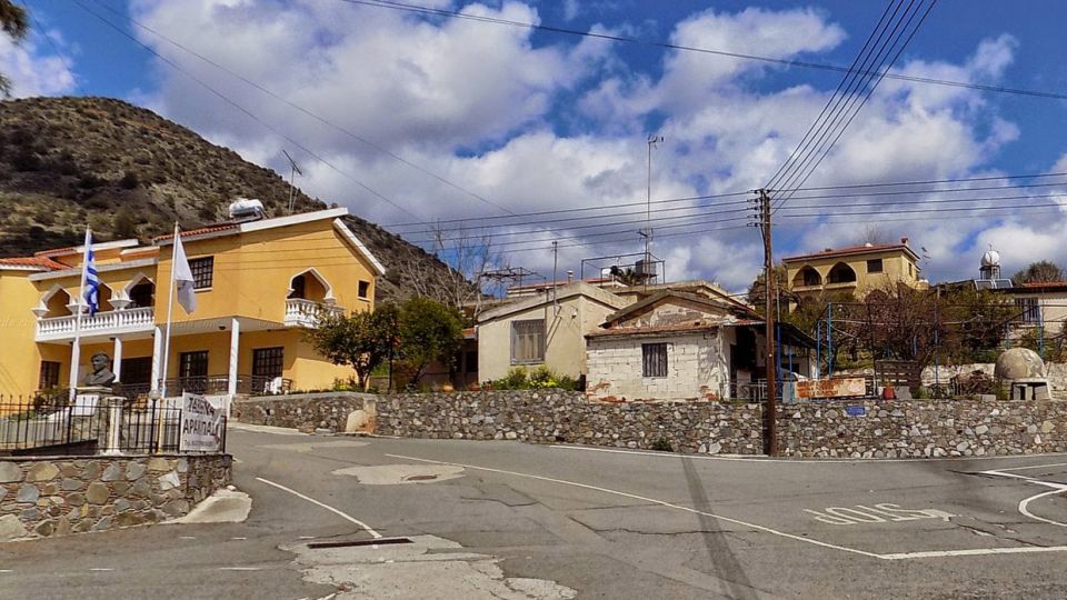 The village of Arakapas in the semi mountain areas of Limassol