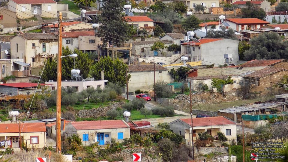 Το χωριό Βυζακιά στην επαρχία Λευκωσίας