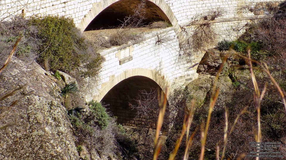 The Diplogefiro (double bridge) of Trimiklini at the Kouris river