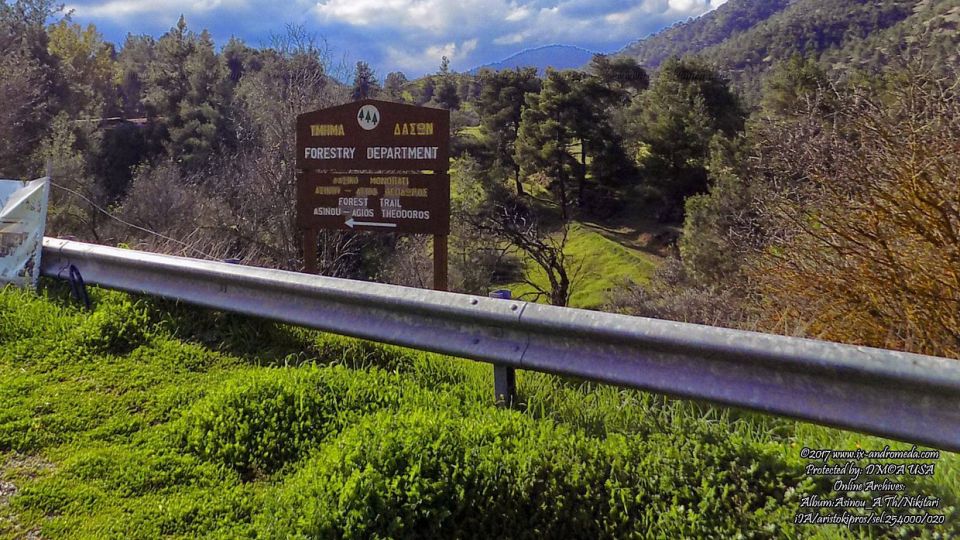 The Path of Asinou - Agios Theodoros Soleas with a length of 5,6 kilometres