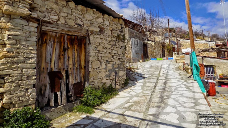 Potamiou is found on the “road of wine” in the mountain area of Limassol
