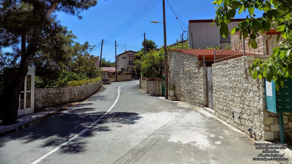 The beautiful, small village of Kouka next to Pera Pedi on the semi mountain area of Limassol