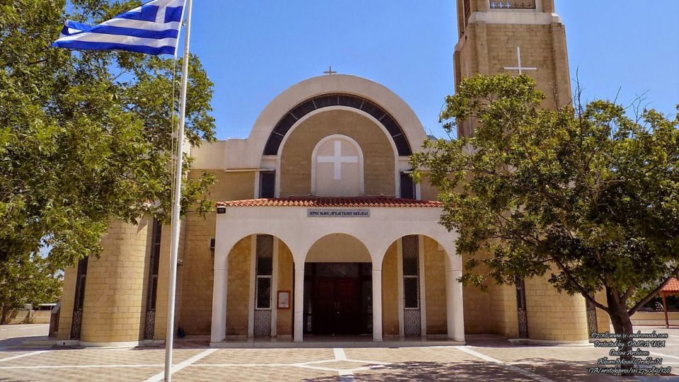 The Holy Church of Archangel Michael in Oroklini, Larnaca is impressive