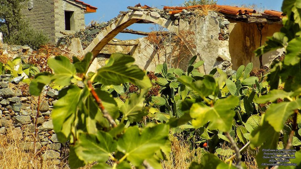 The ruins of the old mansion in the Vikla village, Limassol District