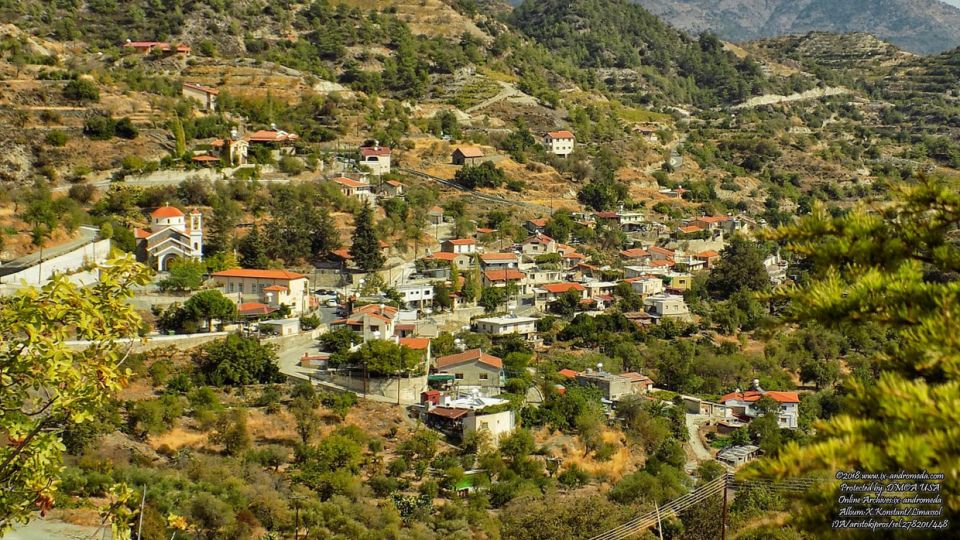 Agios Constantinos is found perched on a slope of Papoutsa