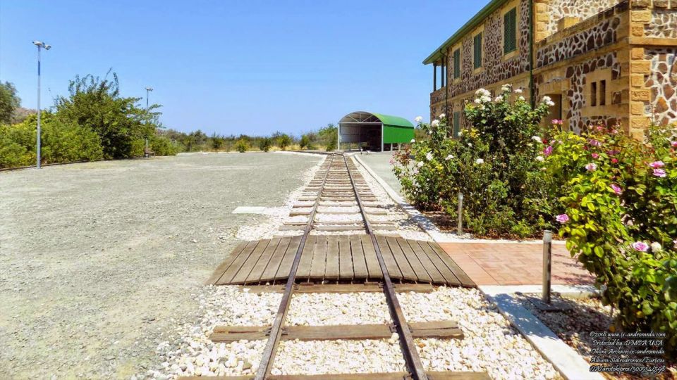 Ο τερματικός σταθμός του Κυπριακού Σιδηρόδρομου στην Ευρύχου όπως τον ανακατασκεύασε το τμήμα αρχαιοτήτων του νησιού