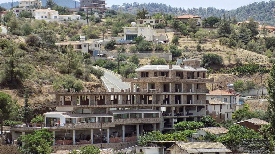 Η είσοδος του χωριού Ξυλιάτος που βρίσκεται στην επαρχία Λευκωσίας