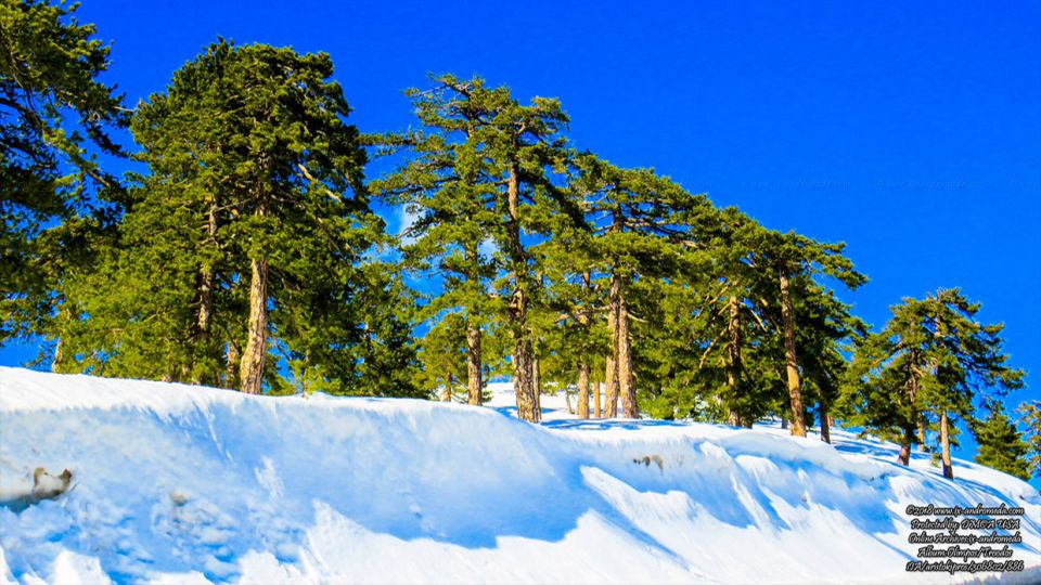 Η πανέμορφη κορυφή του Τροόδους, Όλυμπος κατά τους Χειμερινούς μήνες
