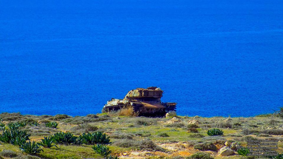 Βρετανικά τανκς κατάλοιπα του δευτέρου παγκοσμίου αποτελούν το σκηνικό στο πεδίο βολής Ξυλοφάγου 